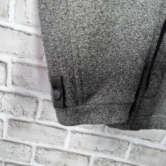 🏔️|•THE NORTH FACE•| Grey Fleece Full Zip Jacket Size Large - Picture 6 of 13